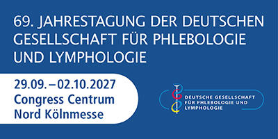 DGPL 2027 in Köln // 69. Jahrestagung der Deutschen Gesellschaft für Phlebologie & Lymphologie